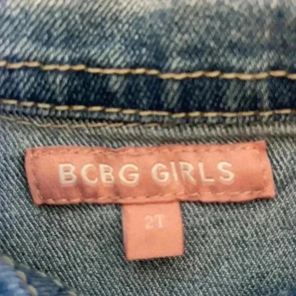 BCBG Toddler Girls Denim Vest - Picture 5 of 7